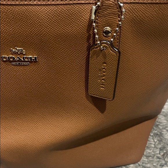Coach Tan Leather Tote Bag - Picture 8 of 8